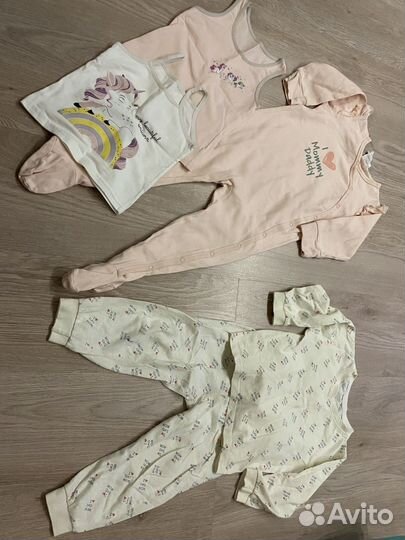 Вещи пакетом для девочки 86 92