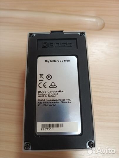 Педаль перегруза boss-ds1