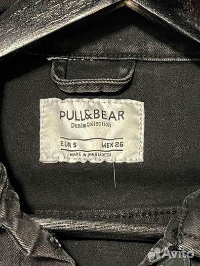 Джинсовая куртка pull and bear