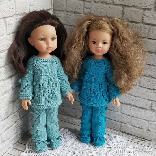 Одежда вязаная для кукол Паола Рейна