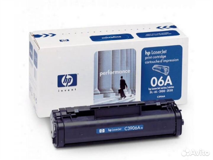 Картридж HP C3906A, № 06A оригинальный