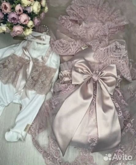 Конверт на выписку для девочки весна