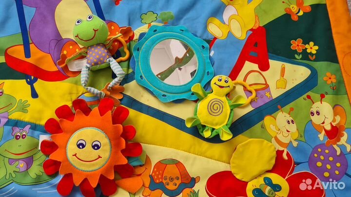Развивающий коврик tiny love солнечная полянка
