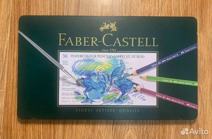 Акварельные карандаши faber castell