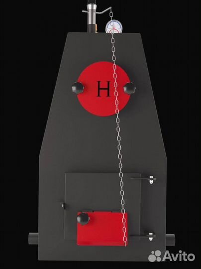 Твердотопливный котёл 65 квт