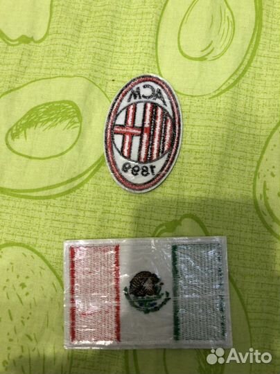 Нашивка, термопатч фк Милан и сборная Мексика
