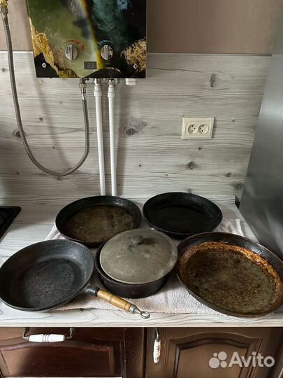 Чугунная сковорода СССР