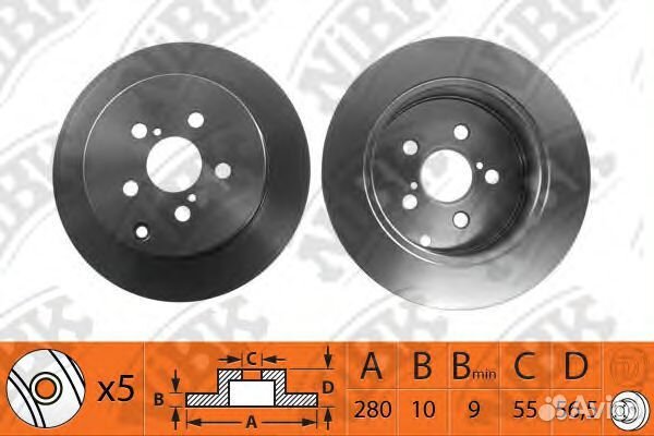 Диск тормозной