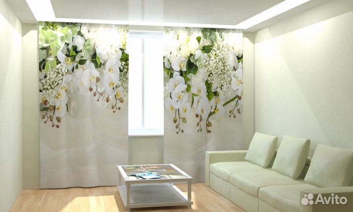 Продам фототшторы и фототюль