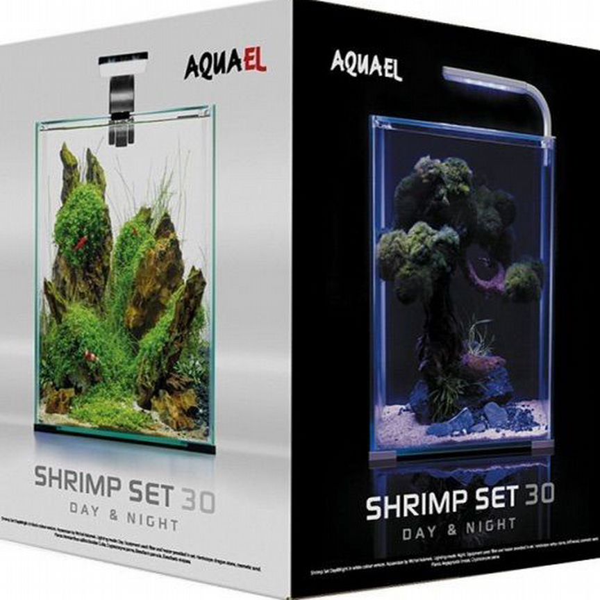 Аквариум тумба aquael shrimp SET DAY & night 30л