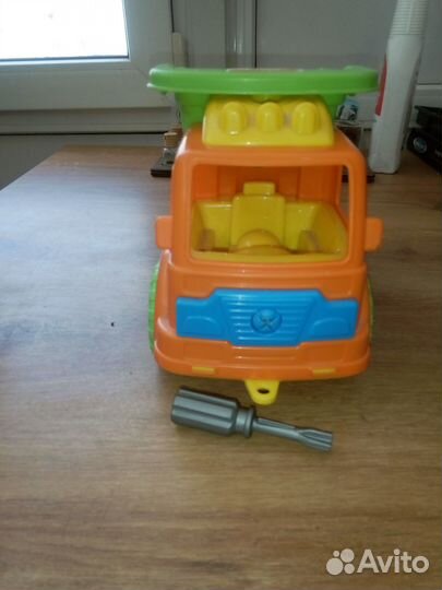 Конструктор-самосвал с отверткой, Полесье