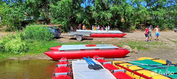 Аренда катамаранов с фанерной твердой палубой