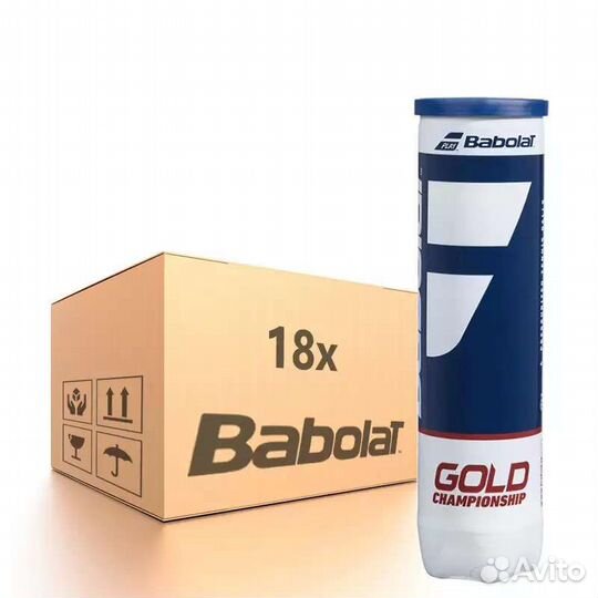 Теннисные мячи Babolat Gold Championship - 18 x 4B