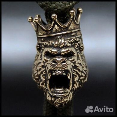 Бусина для паракорда Кинг Конг, бусина для ножа