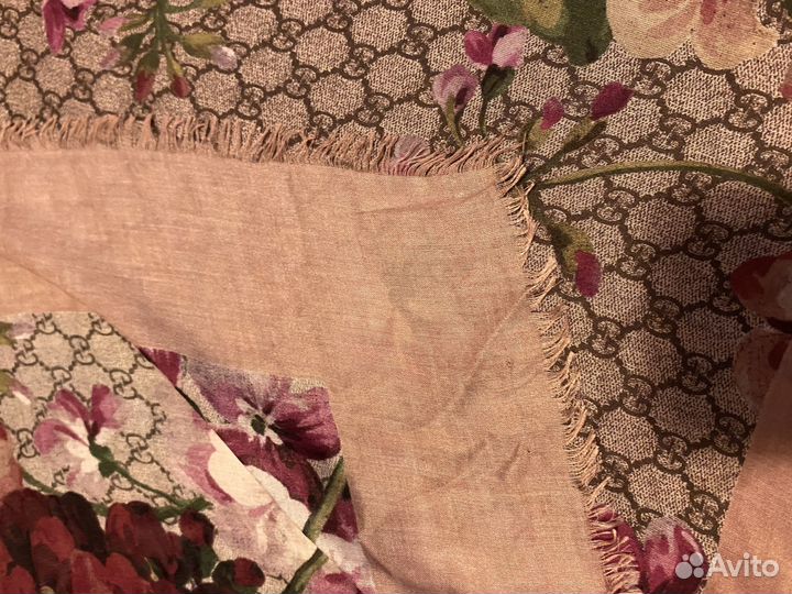 Палантин платок шаль шарф Gucci оригинал шерсть
