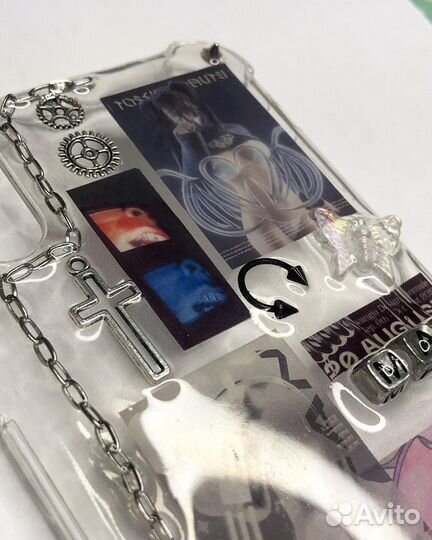 Чехол на iPhone X кастом y2k