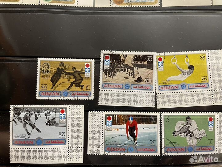 Две серии марок спорт