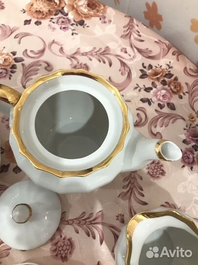 Сервиз Вербилки золотая лента