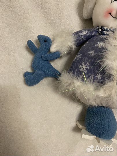 Новогодний снеговик (украшение)