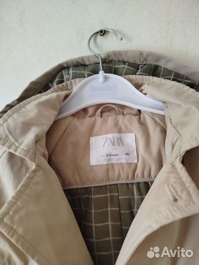 Плащ детский для девочки Zara 2-3 года (98 рост)