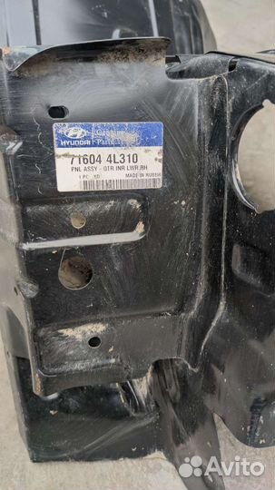 Арка колеса задняя правая hyundai Solaris