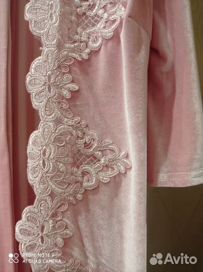 Велюровый халат