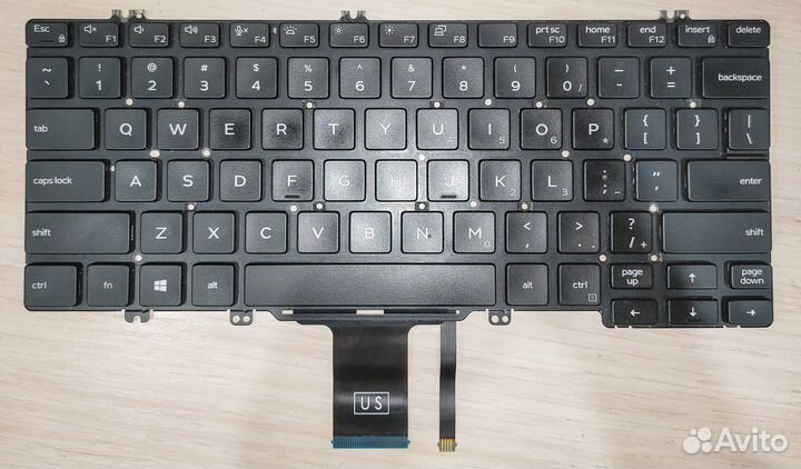 Американская клавиатура для ноутбука Dell Latitude