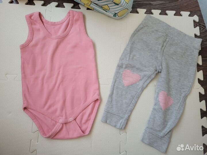 Вещи пакетом на девочку 80