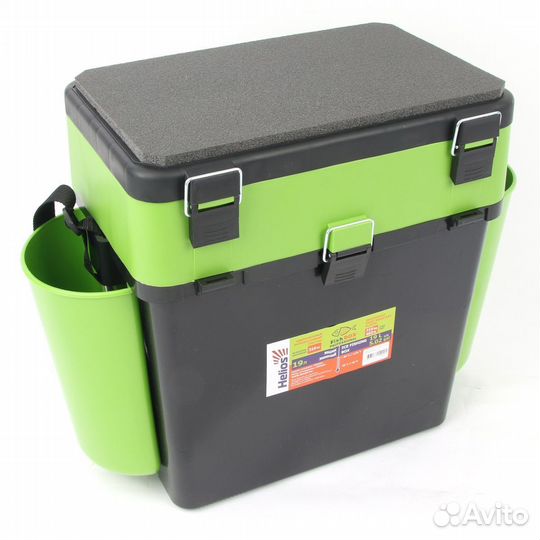 Ящик зимний Helios FishBox 19л. Зеленый