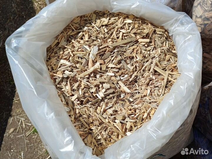 Щепа для мульчирования