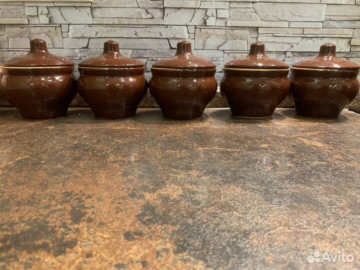 Горшок для запекания 5 штук