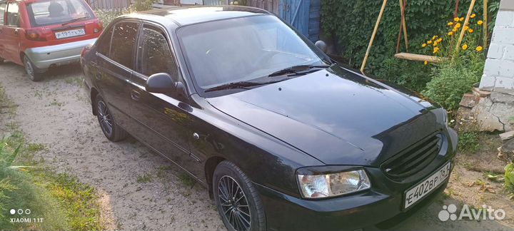 Капот на hyundai accent