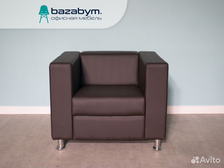 Кресло-диван офисное экокожа