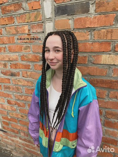 Де дреды, афро косы, натуральные дреды