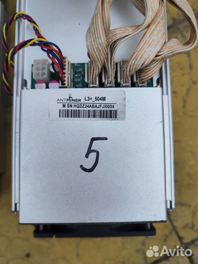 Antminer L3+ 504M innosilikon t2tz 30th
