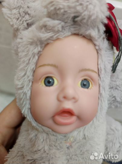 Кукла малыш в костюме собачки