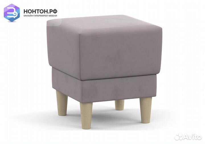 Пуф Айрин светло-розовый