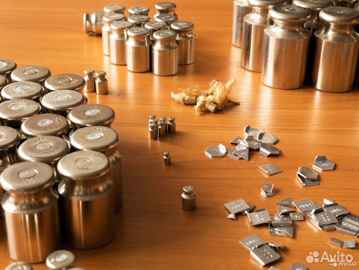 Гирьки, разновесы от 10 мг до 500 г