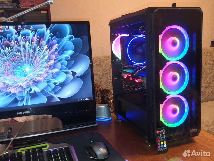 Пк Razen 9 3900/32Гб/ssd512/hdd2Тб/RX5700XT 8Гб