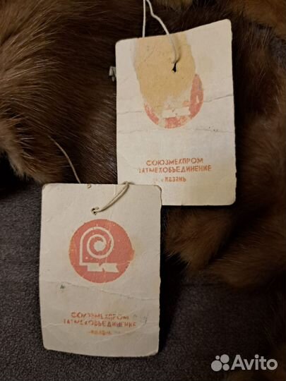 Воротник из норки, новый