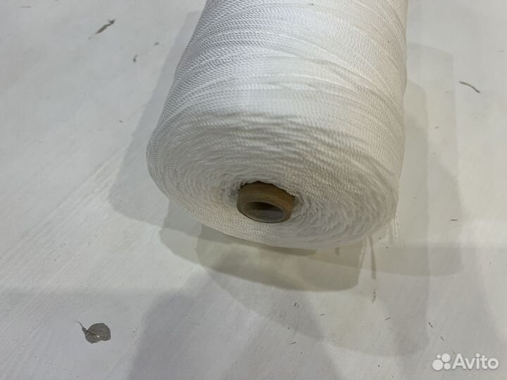 Нить 1мм капроновая бабина 2000m белая