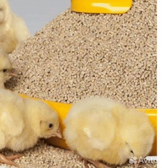 Гранулы для цыплят 1-2мес 3-4мес