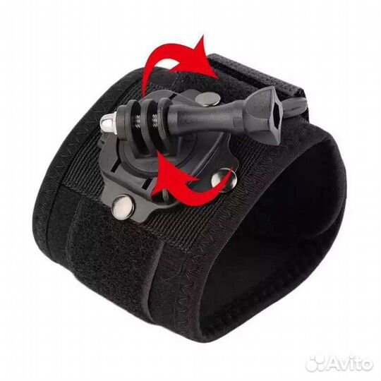 Gopro крепление на запястье поворотное с фиксацией