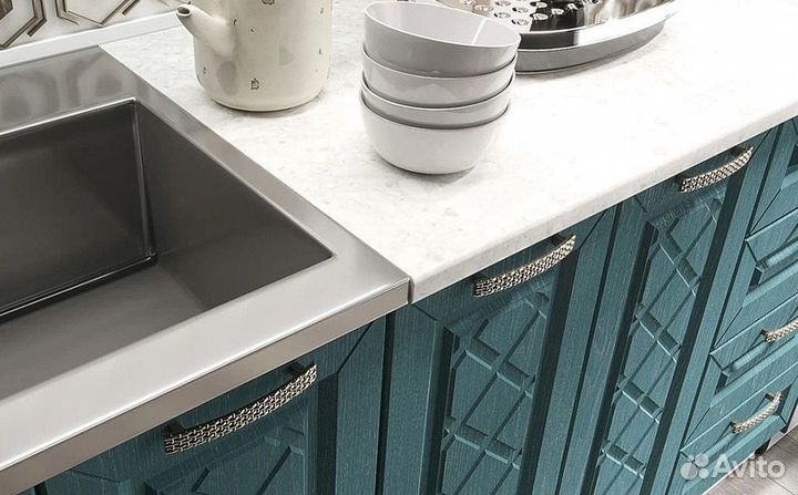 Кухня Агава Белая/Моренга 1,6м