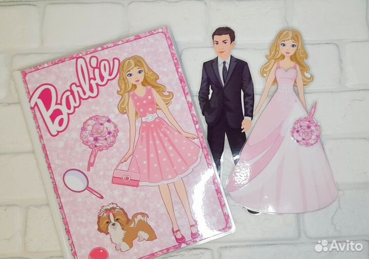 Барби альбом игра на липучках