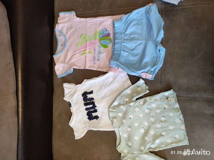 Пакет одежды для девочки 74-80