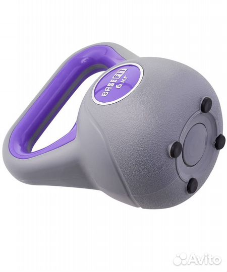 Гиря пластиковая 6 кг