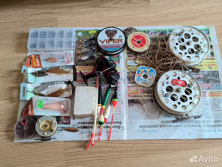 Рыболовные принадлежности, снасти бу