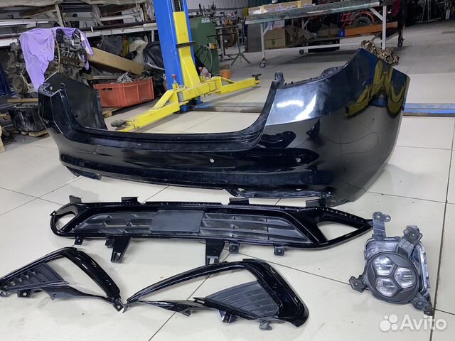 Бампер задний kia optima gt 2016