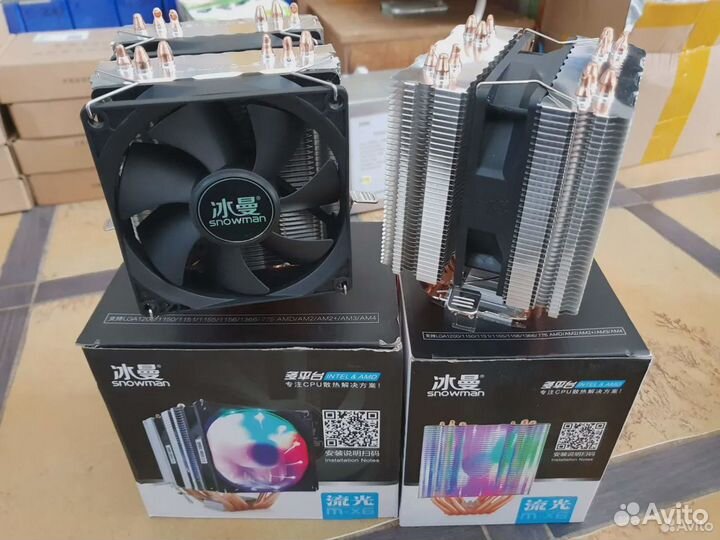 Кулер процессора Snowman 6 трубок
